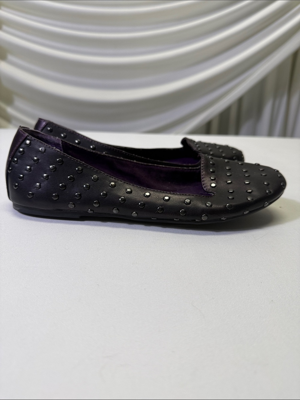 Call It Spring Studded Ballet Flats (Size 7)